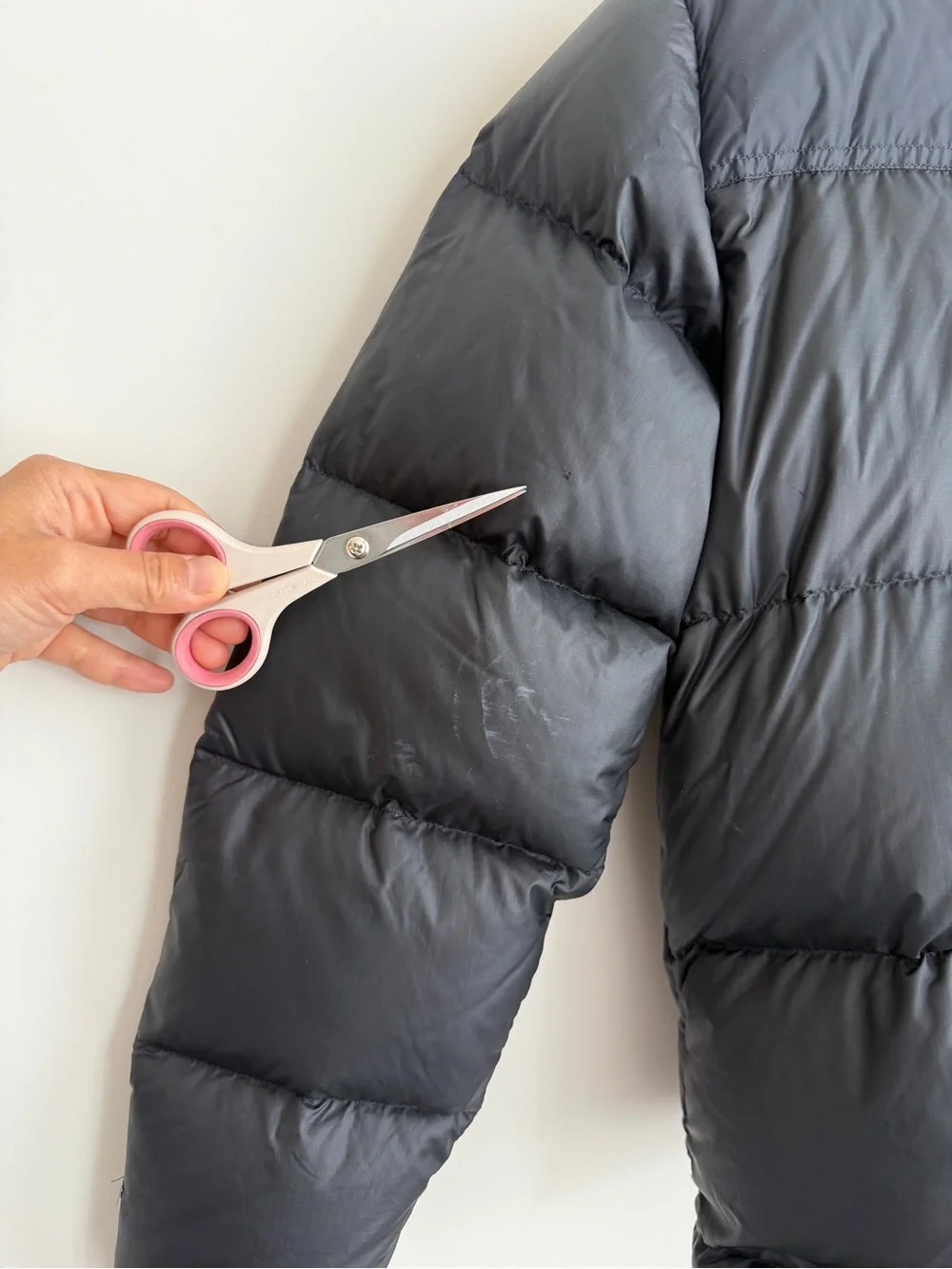 Kids The North Face Retro Nuptse 700 Black Puffer Jacket - Large
